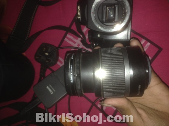 Canon 350d dslr with 18-55 zoom lens